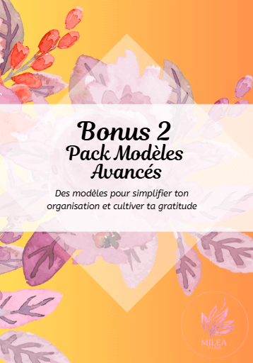 Bonus 2 – Pack modèles avancés